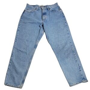 Gap Blue Jeans Classic Fit Light Wash High Rise Straight Leg Denim 10/30